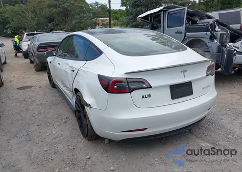 2022 Tesla Model 3 Performance Dual Motor All-Wheel Drive from USA, damaged, VIN 5YJ3E1ECXNF263791